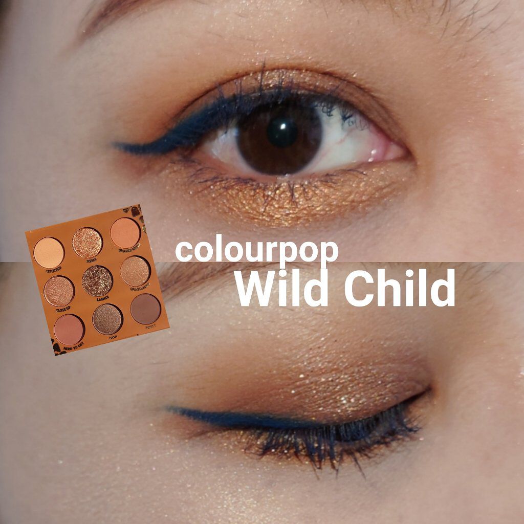 ワイルドチャイルド/ColourPop/アイシャドウパレットを使ったクチコミ（1枚目）