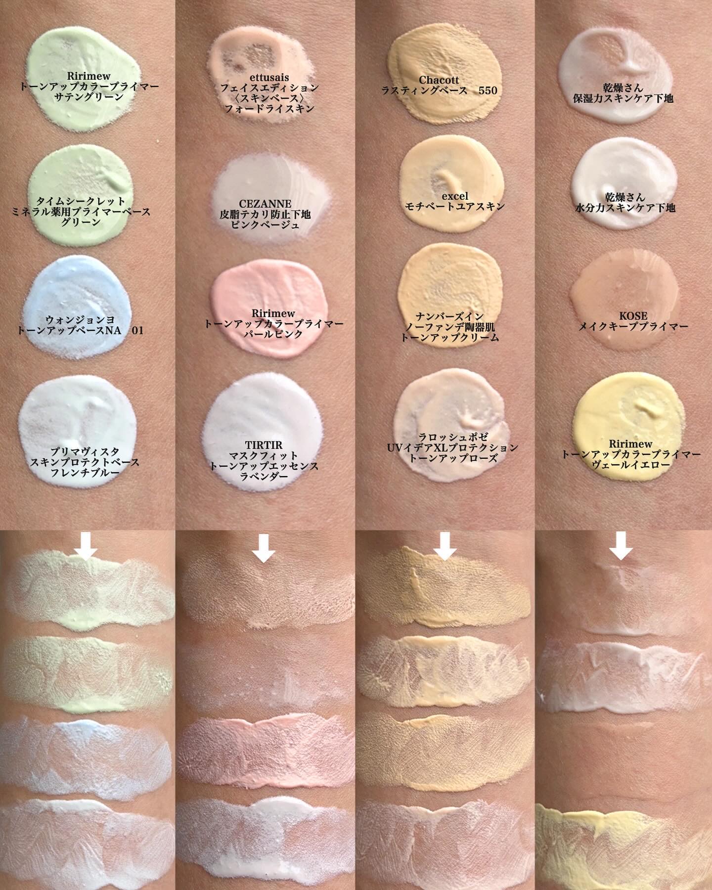 3番 ノーファンデ陶器肌トーンアップクリーム/numbuzin/化粧下地を使ったクチコミ（3枚目）