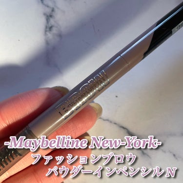 ファッションブロウ パウダーインペンシル N/MAYBELLINE NEW YORK/アイブロウペンシルを使ったクチコミ（2枚目）