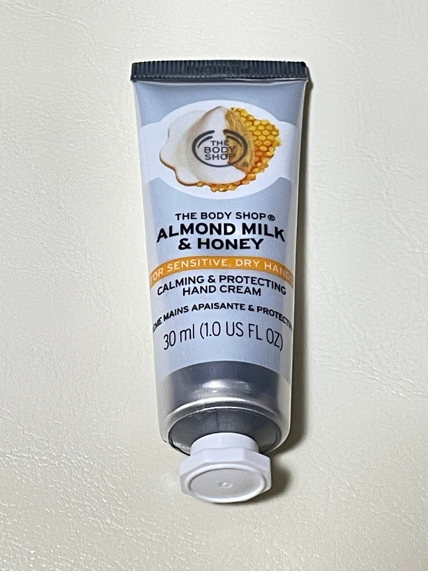 ハンドクリーム AM&H(アーモンドミルク&ハニー)/THE BODY SHOP/ハンドクリームを使ったクチコミ(1枚目)