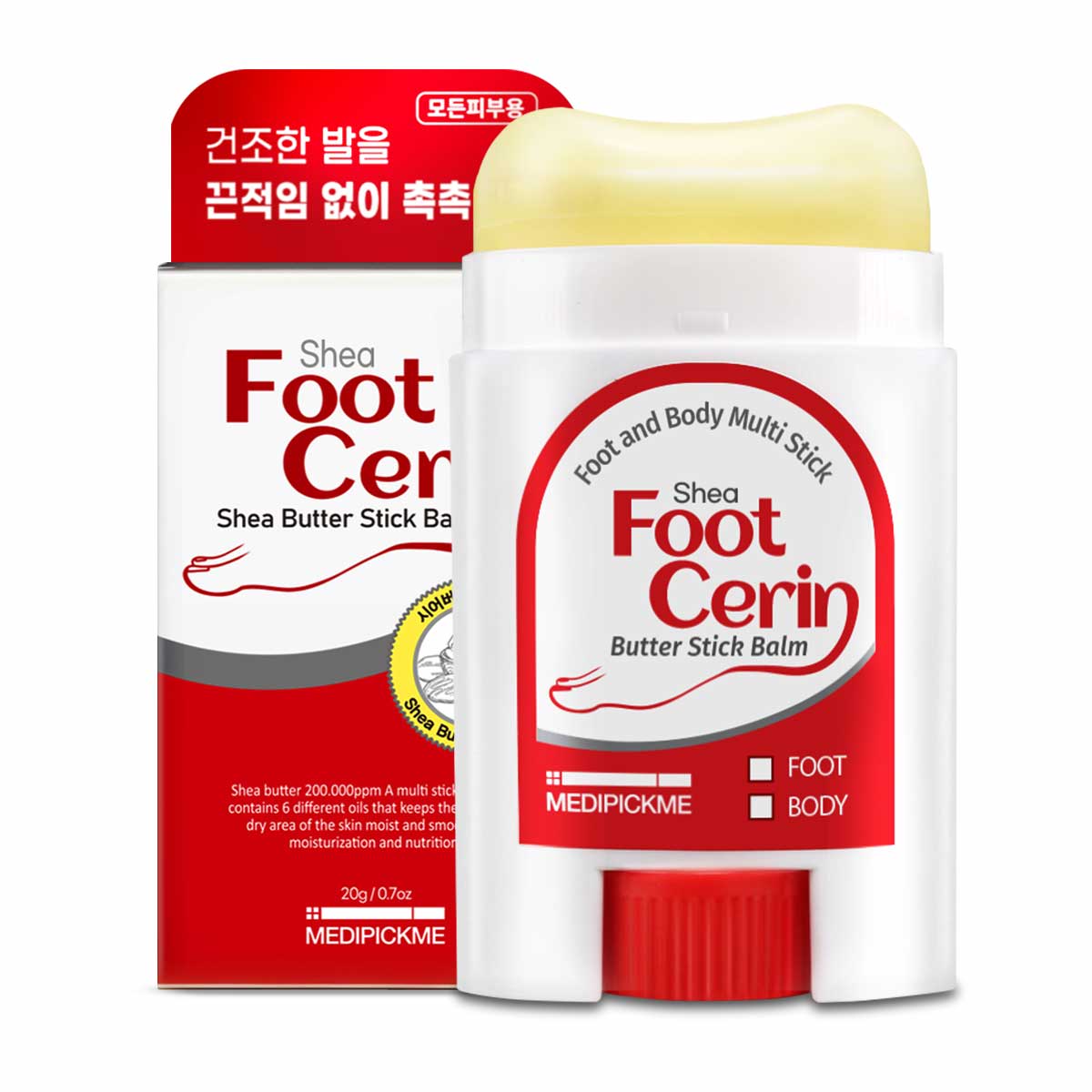 MEDIPICKME シアフットセリン バタースティックバーム