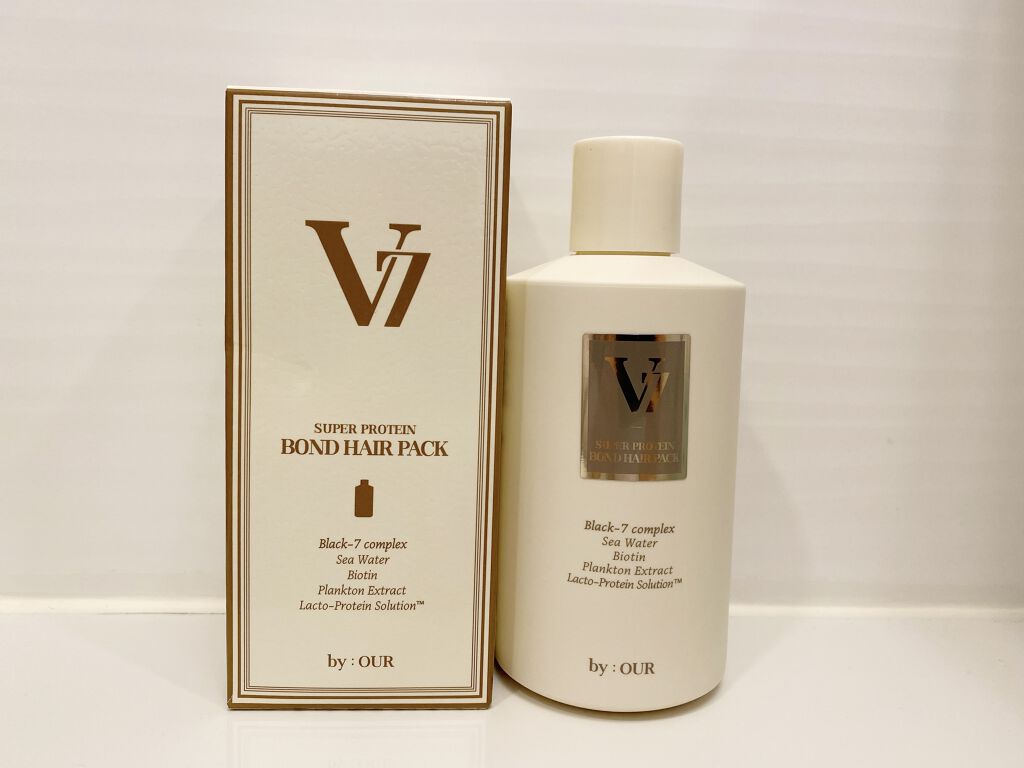 V7 スーパープロテイン ボンドヘアパック/by : OUR/ヘアマスク・ヘアパックを使ったクチコミ（1枚目）