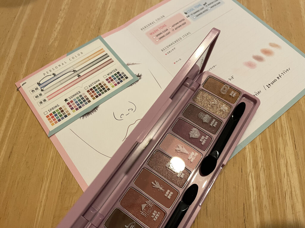 プレイカラー アイシャドウ/ETUDE/アイシャドウパレットを使ったクチコミ（2枚目）