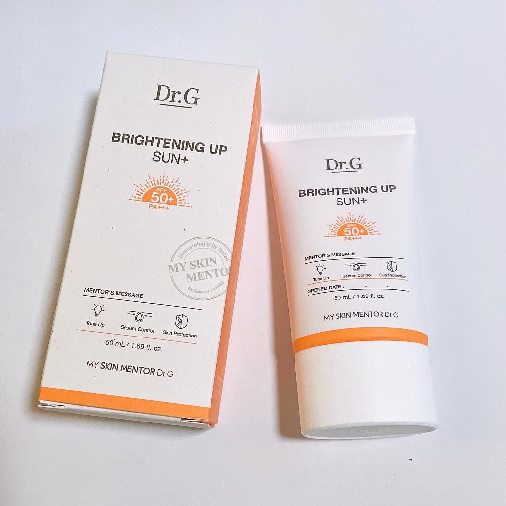 ブライトニングアップサンプラス/Dr.G/日焼け止めクリームを使ったクチコミ(7枚目)