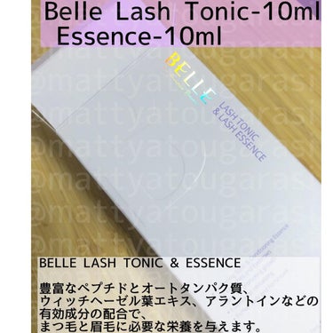 Belle Lash Tonic & Lash Essenceのクチコミ「#Sponsored @bellekr_jp #LashtonicessenceSET #まつ.....」（1枚目）