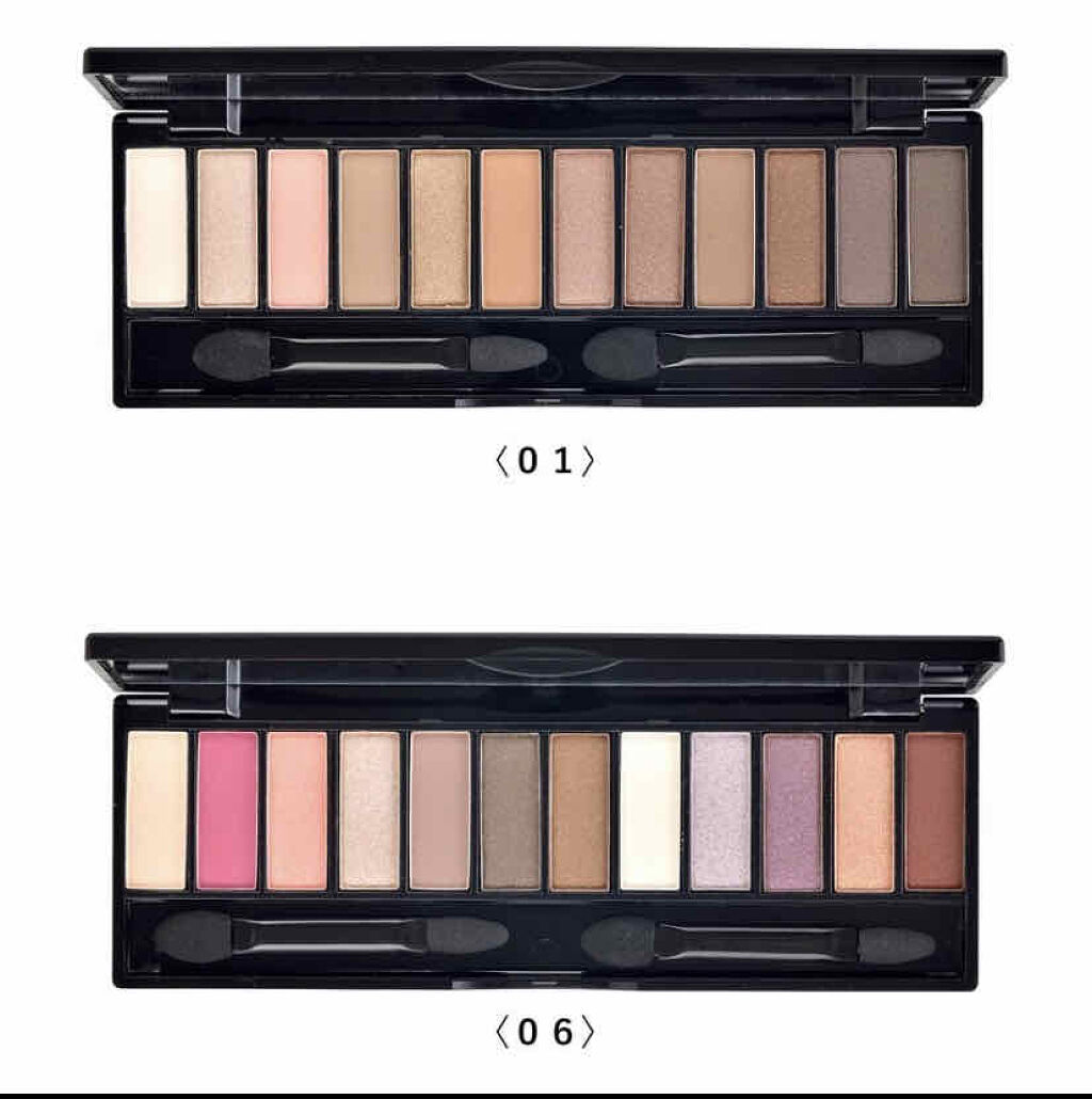 UR GLAM LUXE　12 COLORS EYESHADOW PALLET/U R GLAM/アイシャドウパレットを使ったクチコミ（3枚目）