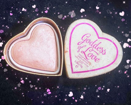 ハートハイライター ゴッデス オブ ラブ/MAKEUP REVOLUTION/パウダーハイライトを使ったクチコミ(1枚目)