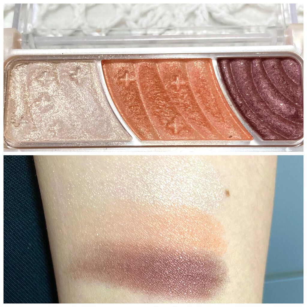 トーンアップアイシャドウ/CEZANNE/アイシャドウパレットを使ったクチコミ(2枚目)