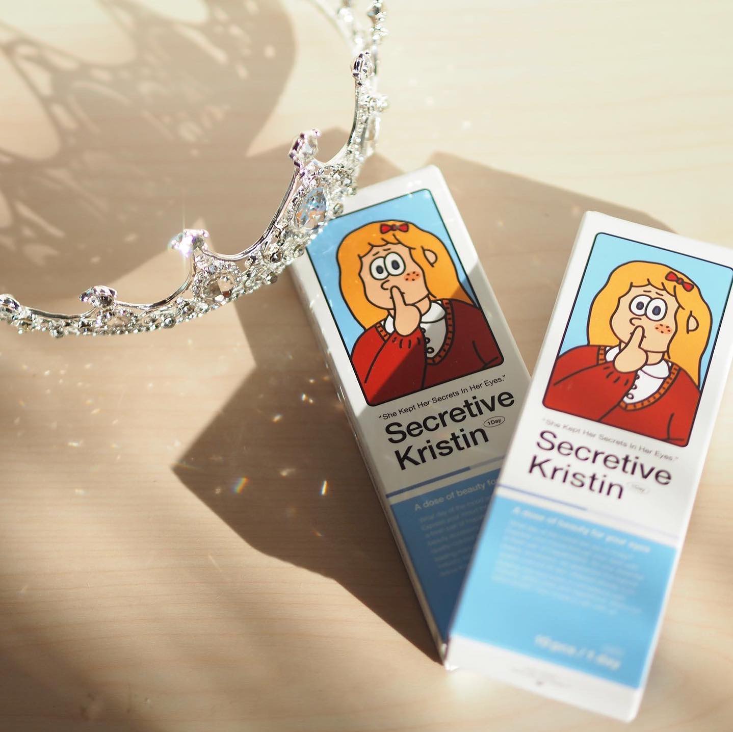 Secretive Kristen 1day レッドブラウン/Hapa kristin/ワンデー（１DAY）カラコンを使ったクチコミ（3枚目）