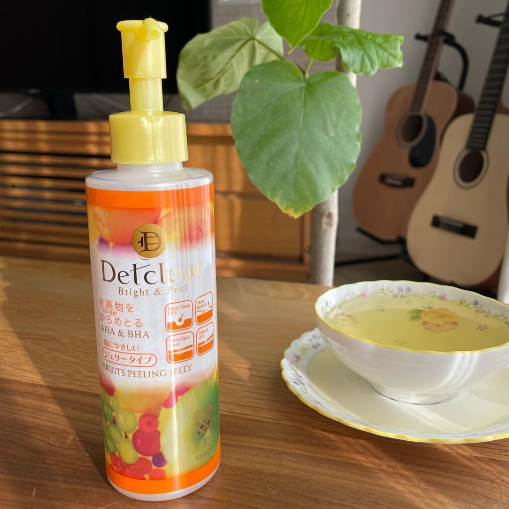 DETクリア ブライト&ピール ピーリングジェリー<ミックスフルーツの香り>/Detclear/ピーリングを使ったクチコミ(4枚目)
