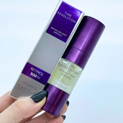 ミシャ タイムレボリューション レチ500ショット美容液/MISSHA/美容液を使ったクチコミ(5枚目)