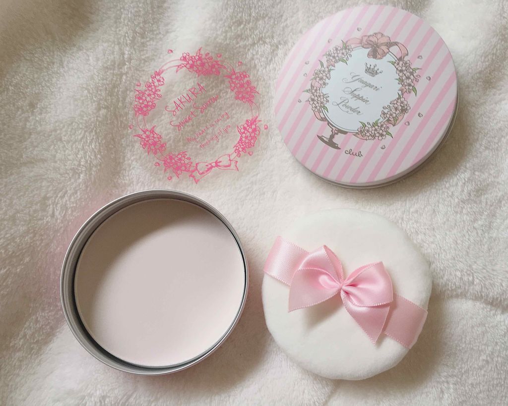 すっぴんパウダー B サクラスウィートソローの香り 2022/クラブ/プレストパウダーを使ったクチコミ（3枚目）