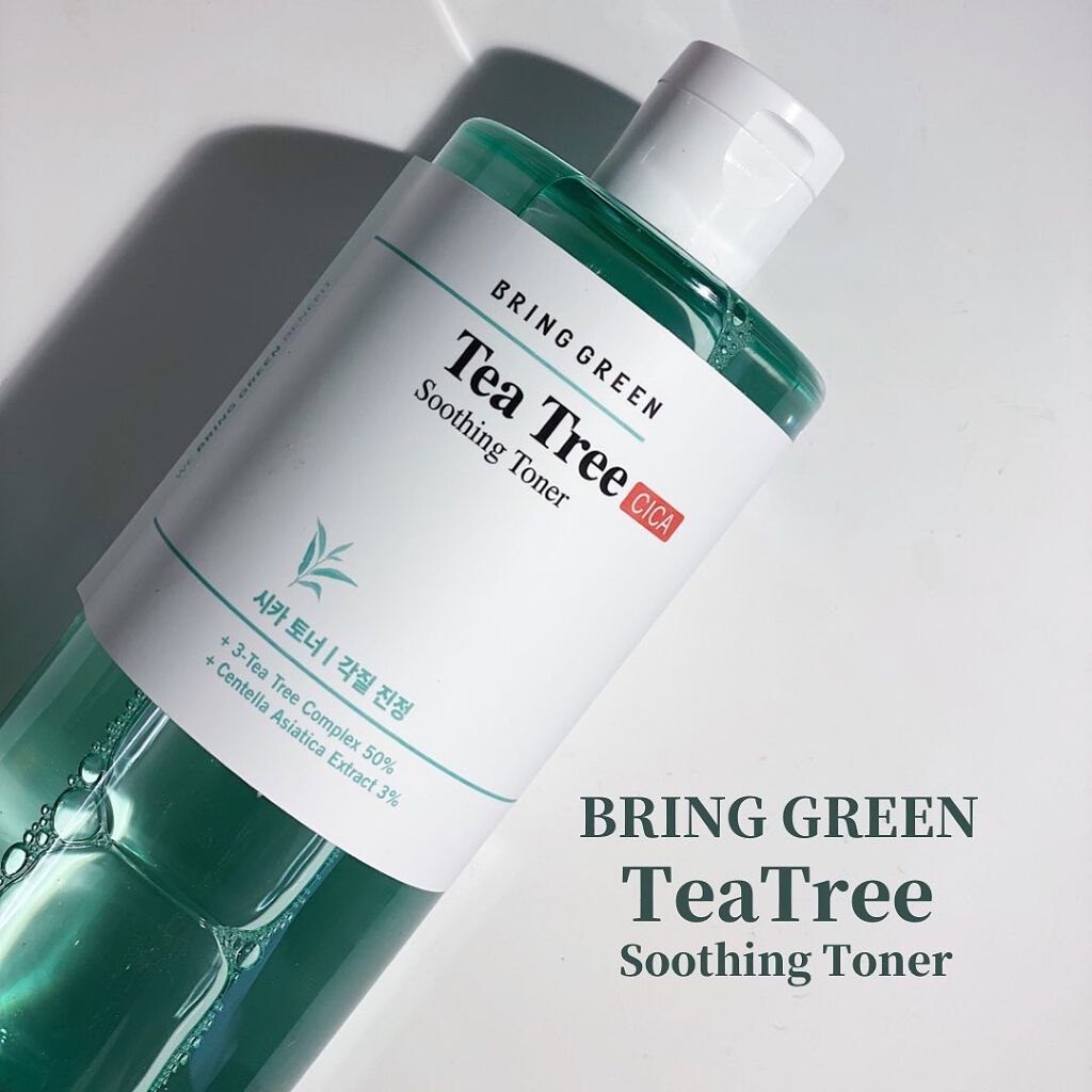 ティーツリーシカスージングトナー/BRING GREEN/化粧水を使ったクチコミ(1枚目)