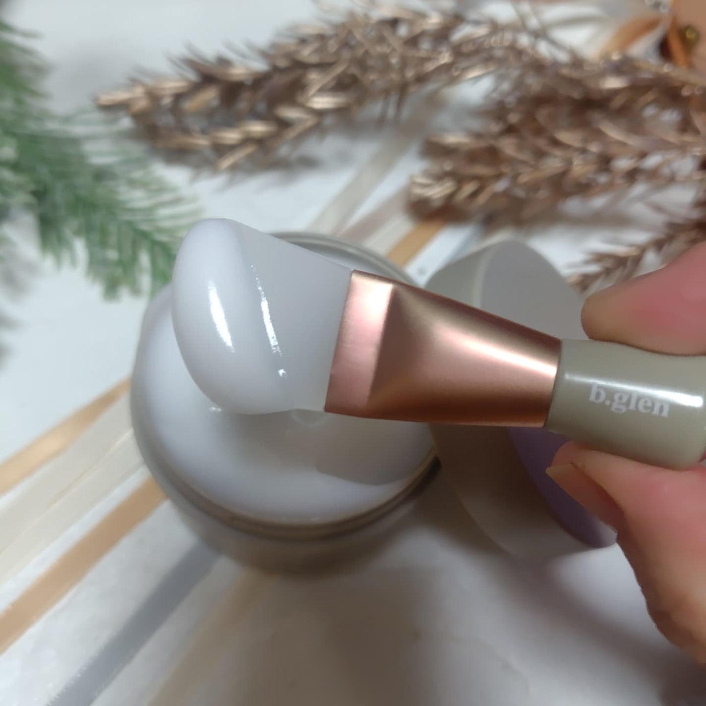 スリーピングマスク with CICA/b.glen/フェイスクリームを使ったクチコミ(2枚目)