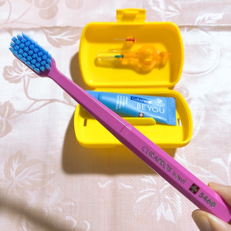 トラベルセット　クラプロックスビーユー/CURAPROX/歯ブラシを使ったクチコミ（3枚目）