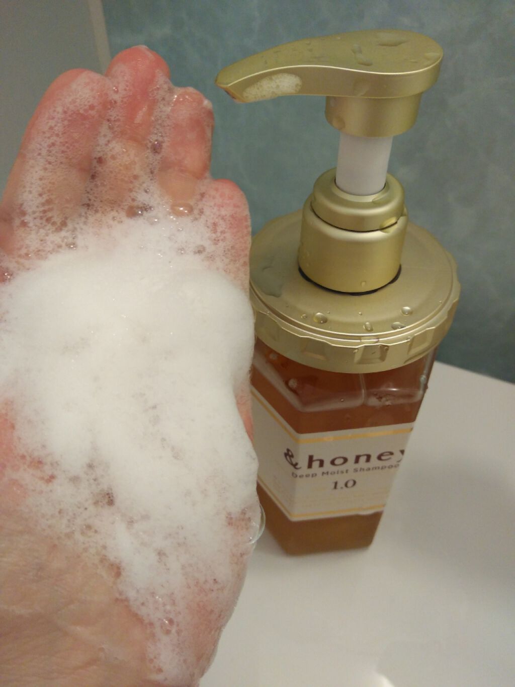 ディープモイスト シャンプー1.0/ヘアトリートメント2.0/&honey/市販シャンプーを使ったクチコミ(3枚目)