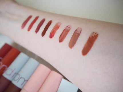 ジューシーラスティングティント/rom&nd/リップティントを使ったクチコミ(4枚目)