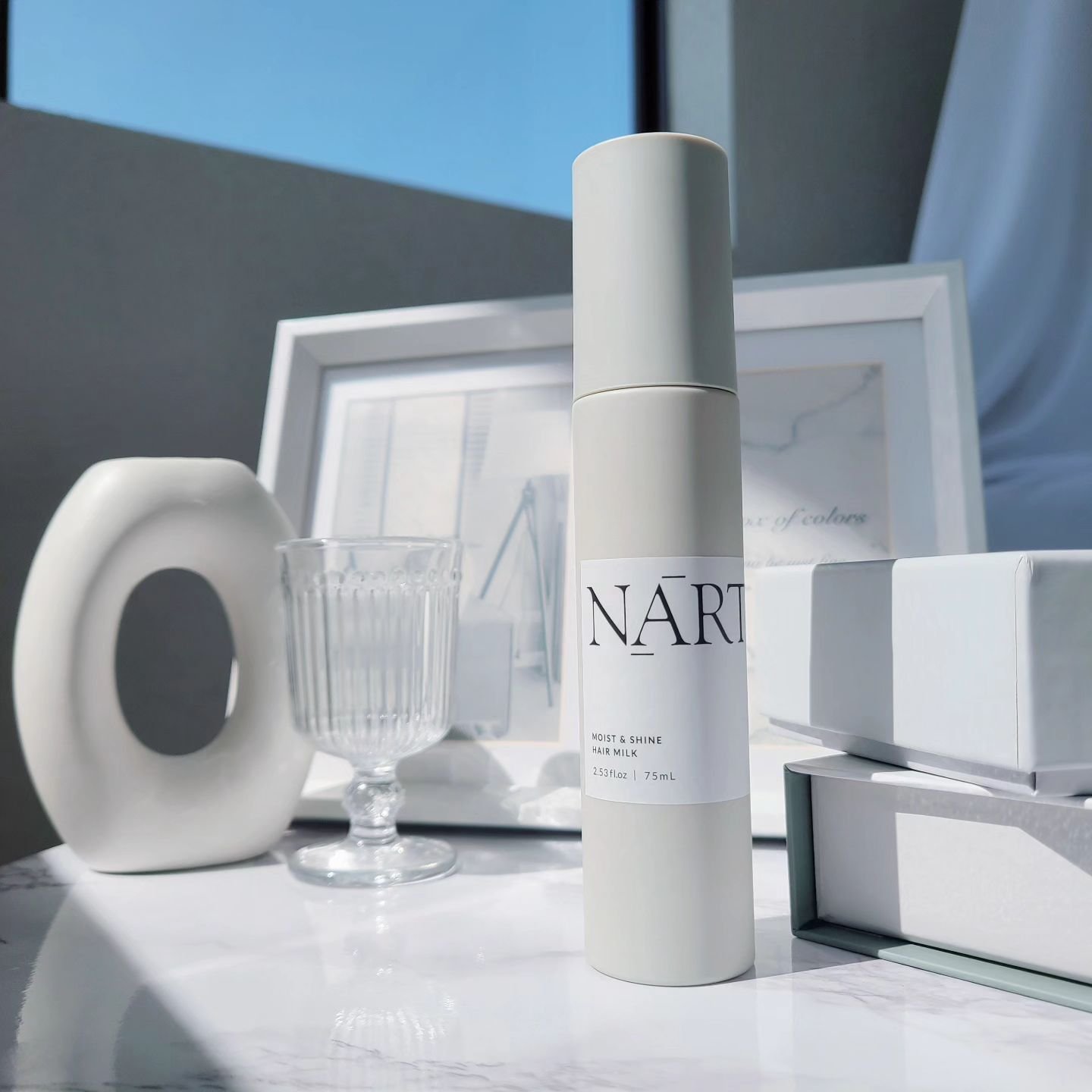 モイスト&シャイン　ヘアミルク/NARTH/ヘアミルクを使ったクチコミ（2枚目）