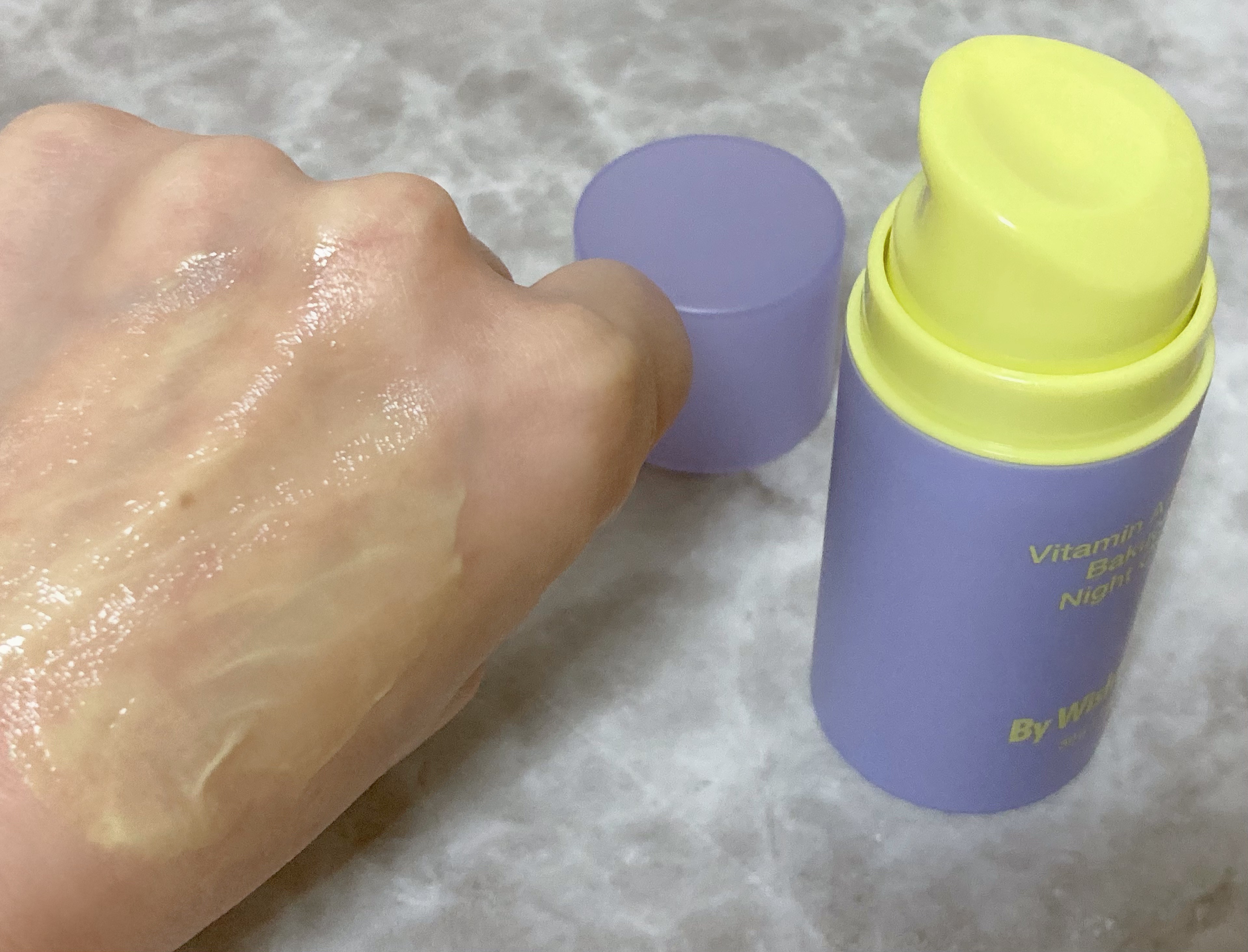 ビタミンA-mazingバクチオールナイトクリーム/By Wishtrend/フェイスクリームを使ったクチコミ（3枚目）