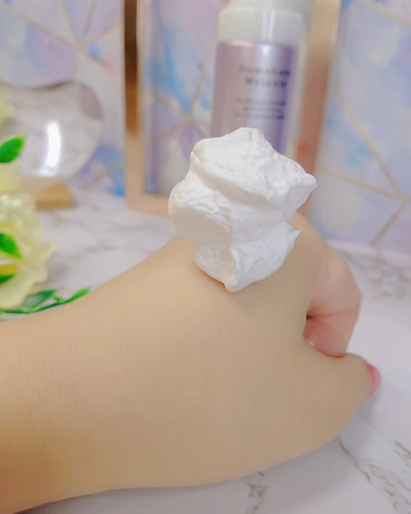 泡の柔肌パック/ドモホルンリンクル/洗い流すパック・マスクを使ったクチコミ（2枚目）