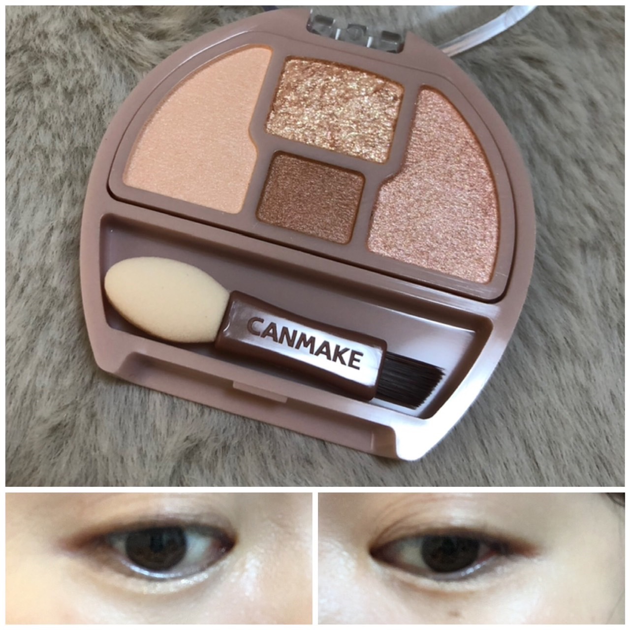 プランぷくコーデアイズ/キャンメイク/パウダーアイシャドウを使ったクチコミ（3枚目）