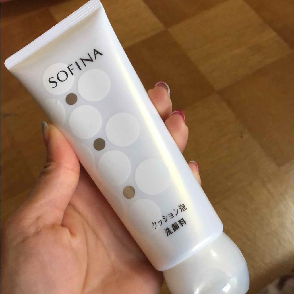 クッション泡洗顔料/SOFINA/洗顔フォームを使ったクチコミ（1枚目）
