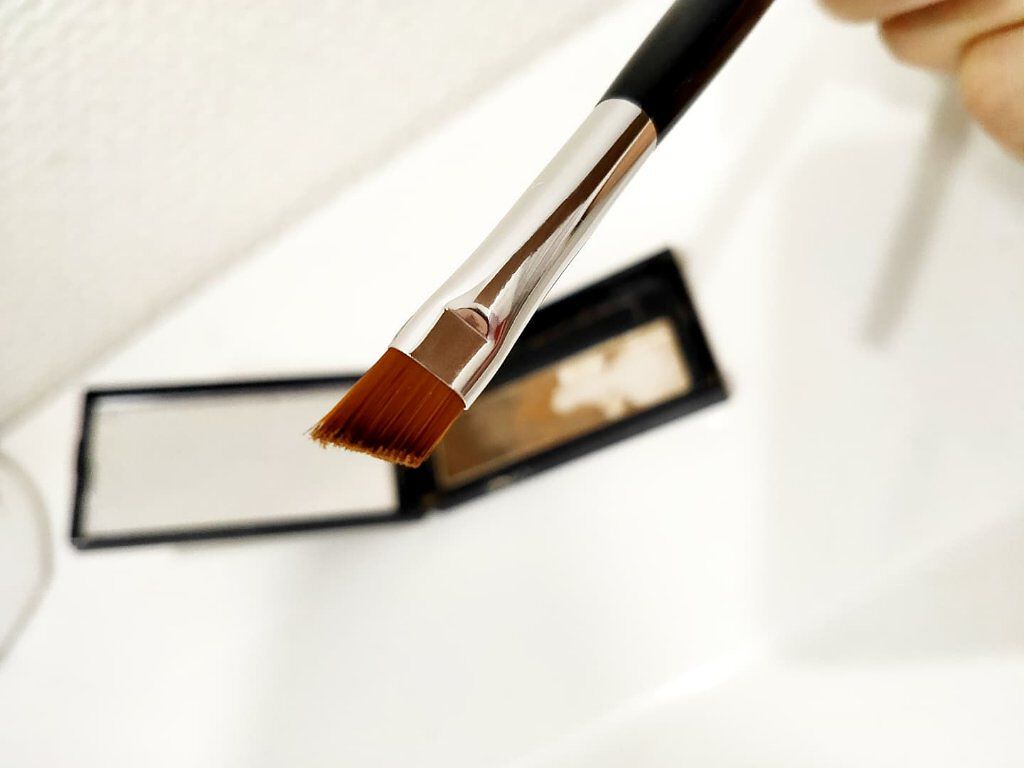 ダブルエンドアイブロウブラシ熊野筆/＆be/メイクブラシを使ったクチコミ（3枚目）