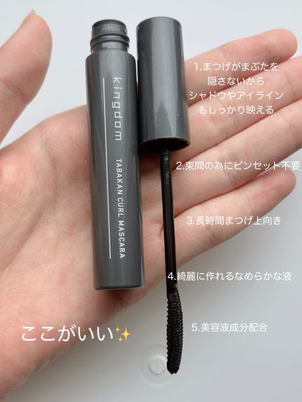 キングダム 束感カールマスカラ/キングダム/マスカラを使ったクチコミ(5枚目)