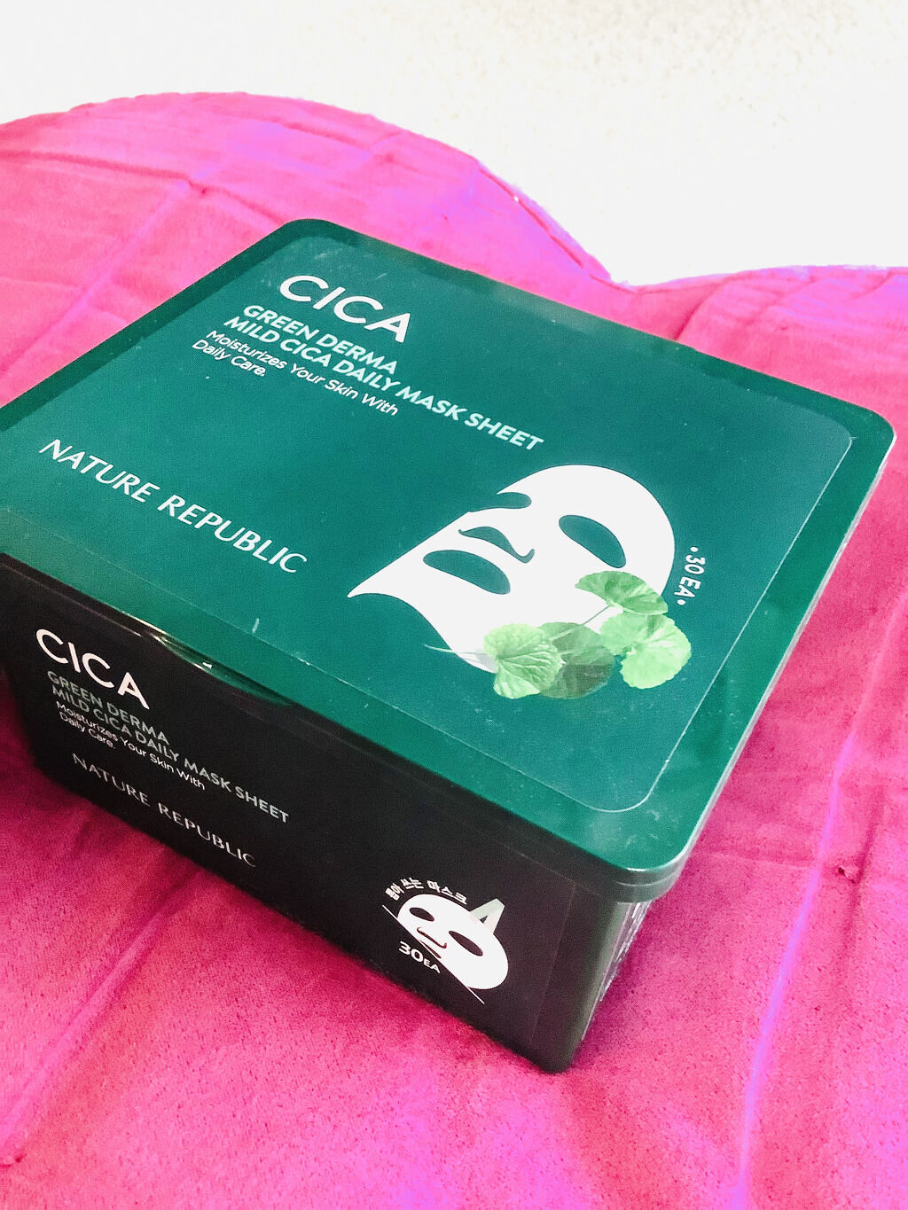 グリーンダーマCICA デイリーシートマスク/ネイチャーリパブリック/シートマスク・パックを使ったクチコミ（1枚目）