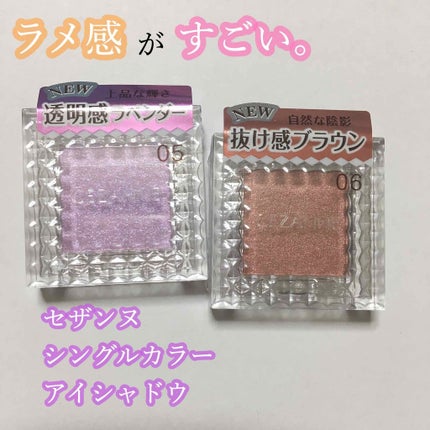 シングルカラーアイシャドウ/CEZANNE/単色アイシャドウを使ったクチコミ(1枚目)