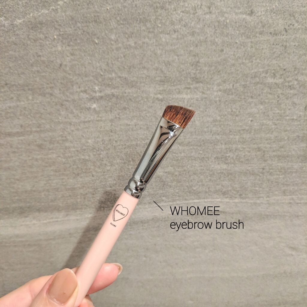 フーミー アイブロウブラシ 熊野筆/WHOMEE/メイクブラシを使ったクチコミ(1枚目)