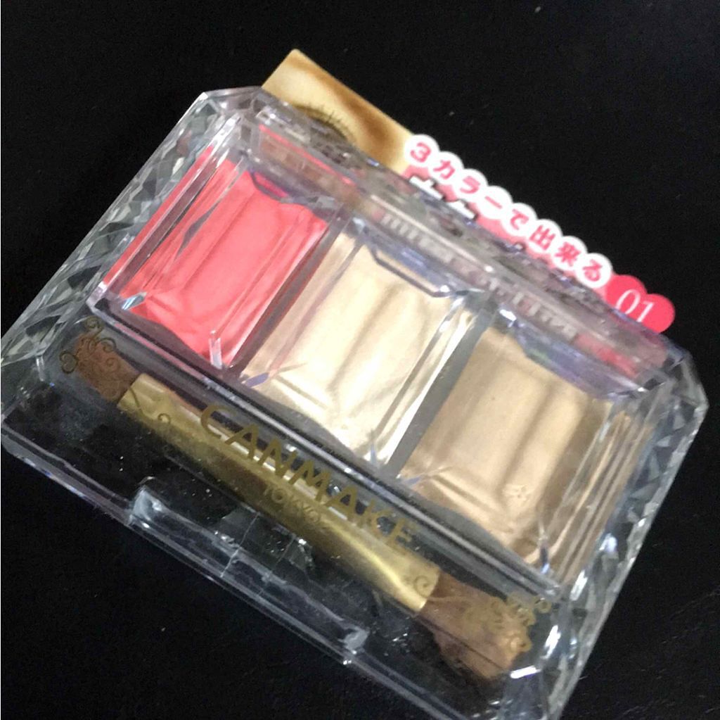 シークレットカラーアイズ/キャンメイク/アイシャドウパレットを使ったクチコミ(1枚目)