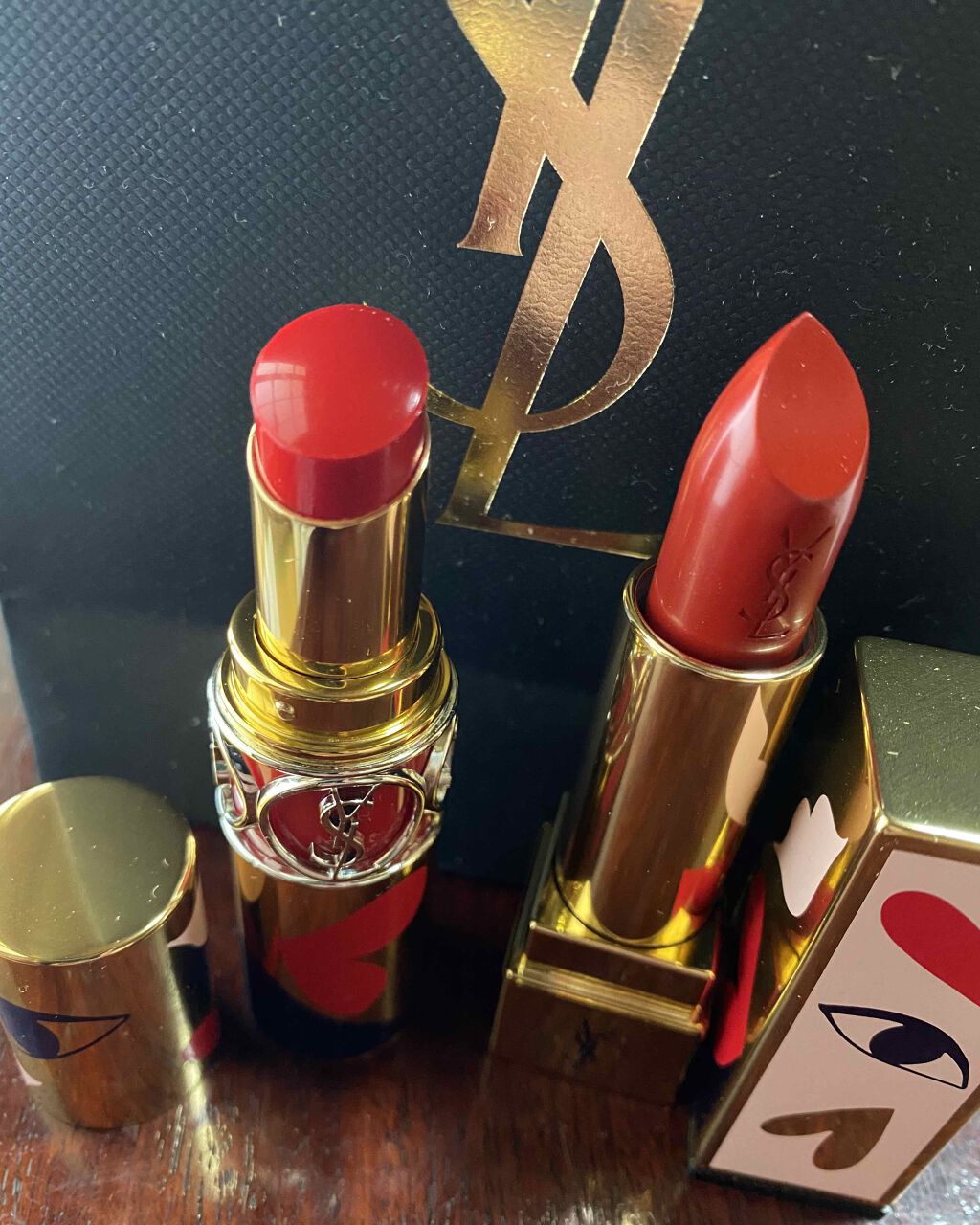 <旧>ルージュ ピュールクチュール <コレクター>No.110 レッド イズ マイ セイヴィア/YVES SAINT LAURENT BEAUTE/口紅を使ったクチコミ（1枚目）