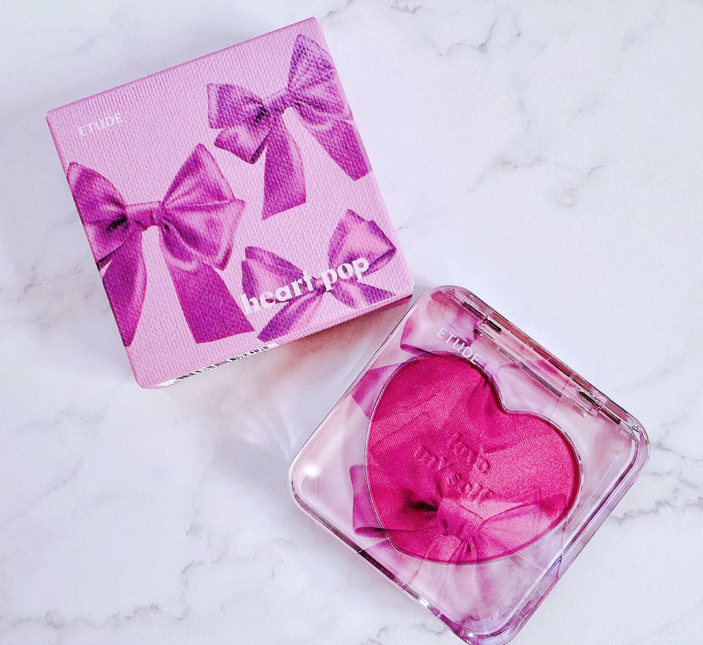 ハートポップブラッシャー/ETUDE/パウダーチークを使ったクチコミ(3枚目)