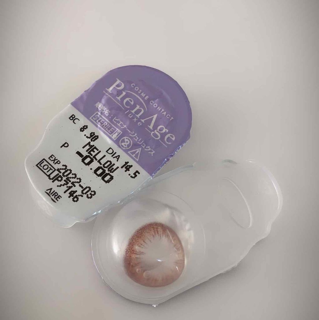 ピエナージュ リュクス/PienAge/カラーコンタクトレンズを使ったクチコミ（2枚目）