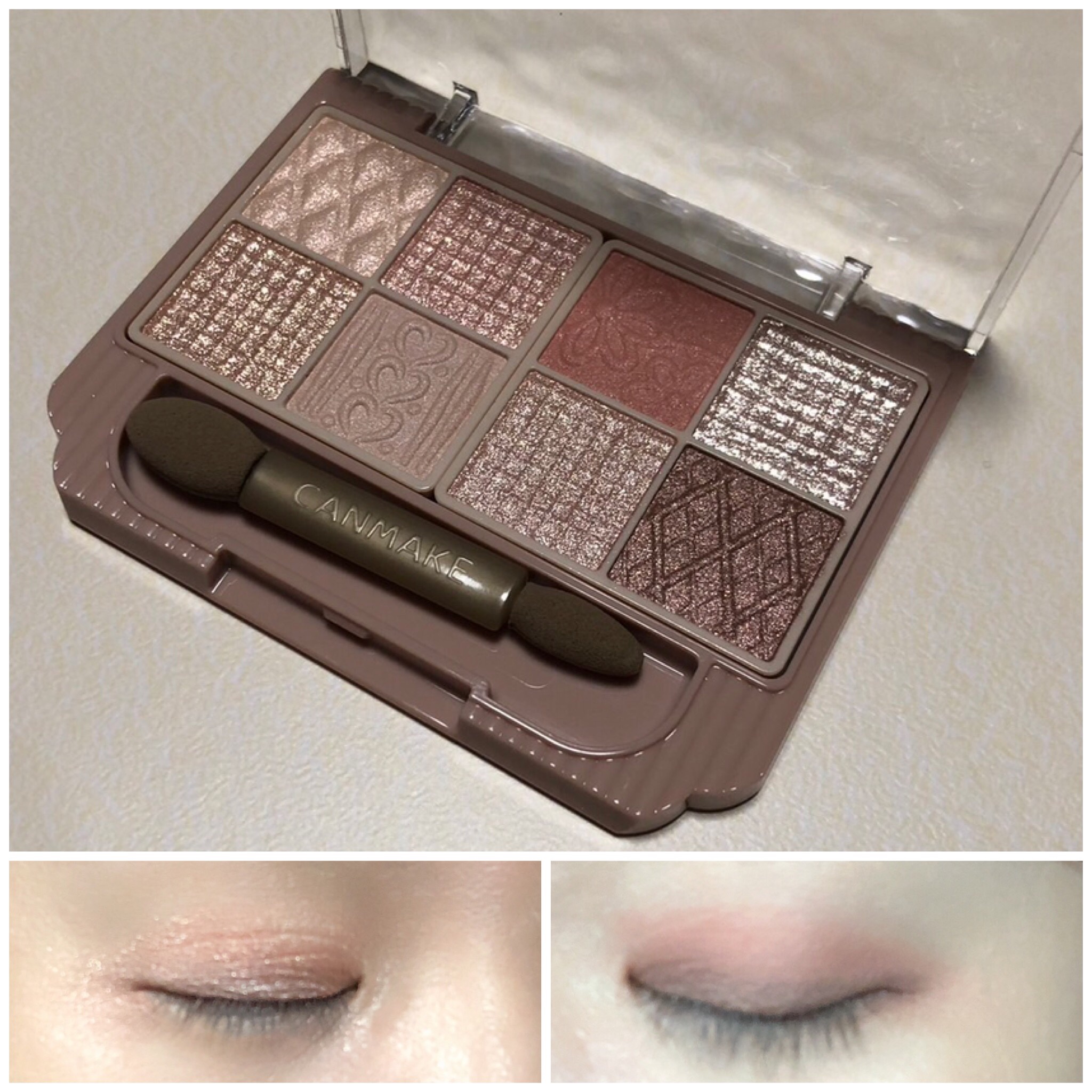 プティパレットアイズ/キャンメイク/パウダーアイシャドウを使ったクチコミ（3枚目）