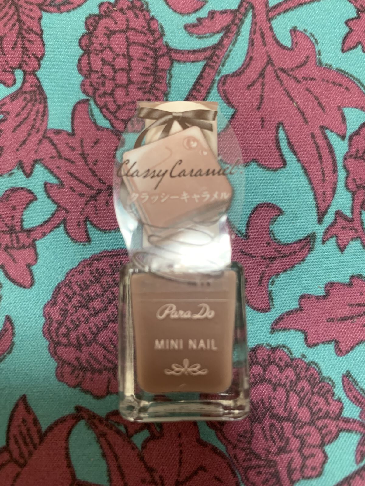 ミニネイル BR03 クラッシーキャラメル/パラドゥ/マニキュアを使ったクチコミ（1枚目）
