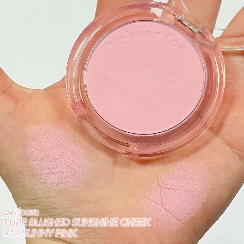 ピュア ブラッシュド サンシャイン チーク/PERIPERA/パウダーチークを使ったクチコミ（2枚目）