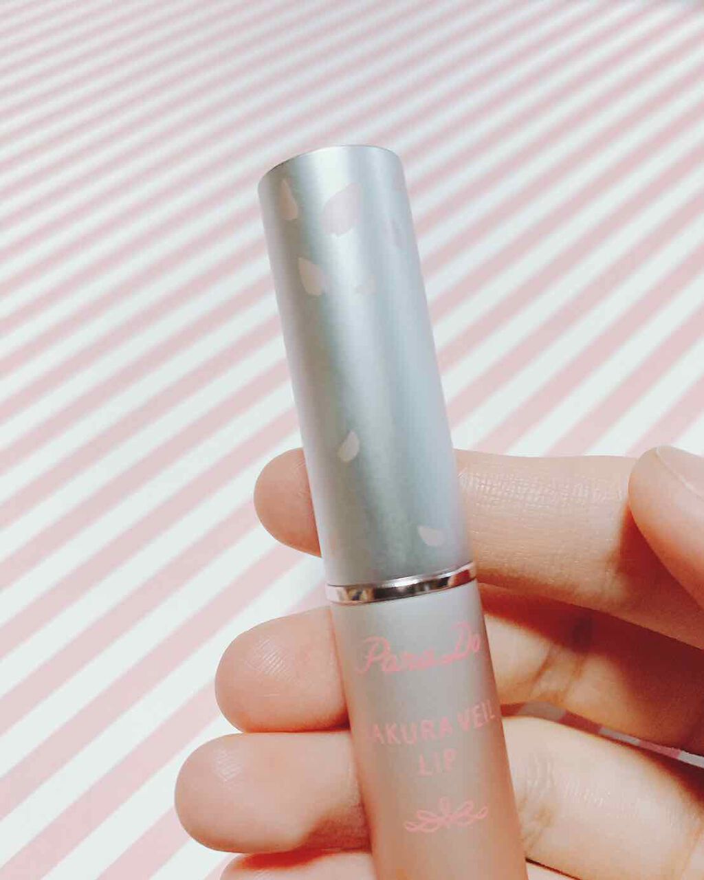 サクラヴェールリップ/パラドゥ/リップクリームを使ったクチコミ(3枚目)