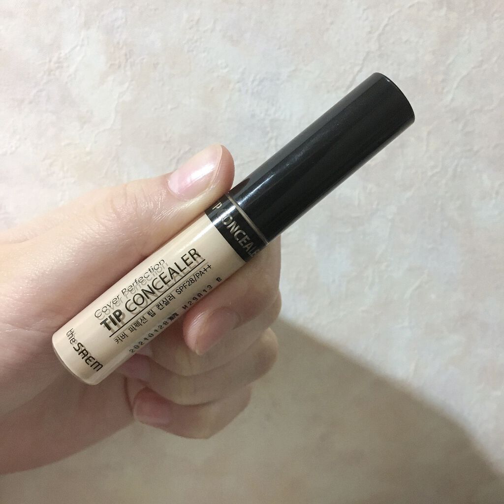 カバーパーフェクション チップコンシーラー/the SAEM/リキッドコンシーラーを使ったクチコミ(1枚目)