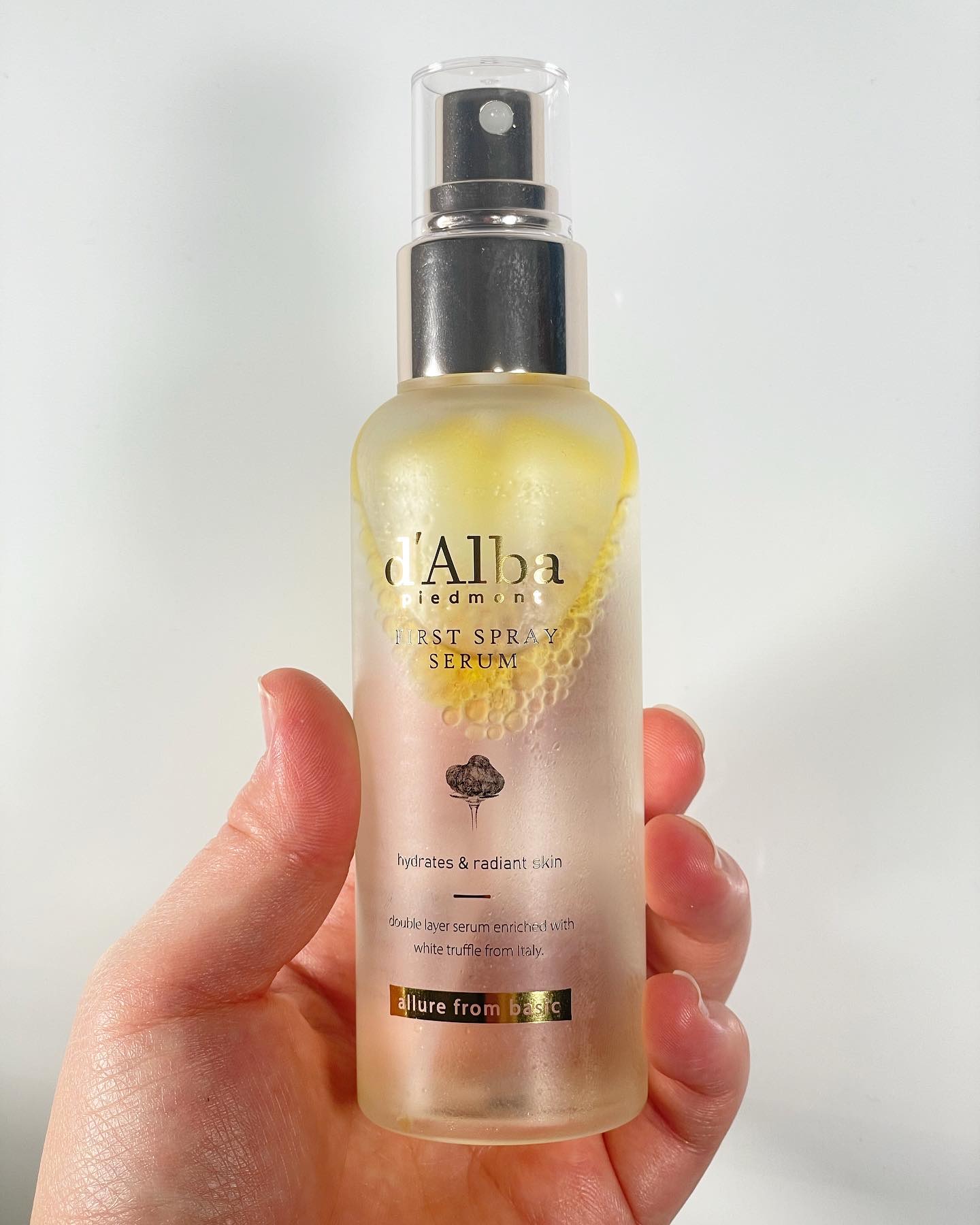 ダルバ ホワイトトリュフファーストスプレーセラム/ダルバ/ミスト状化粧水を使ったクチコミ（2枚目）