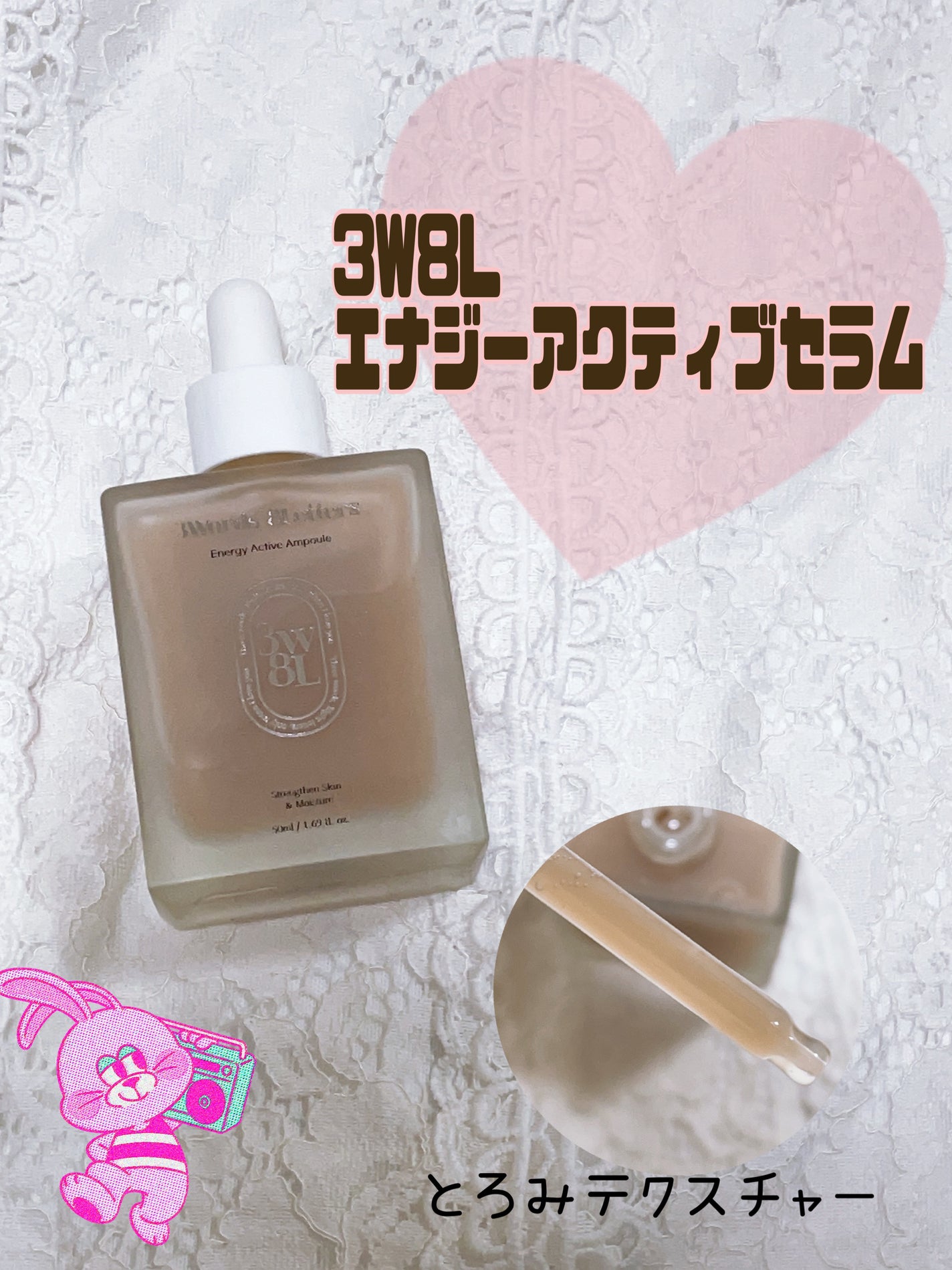 エナジーアクティブセラム/3Words 8Letters/美容液を使ったクチコミ(1枚目)