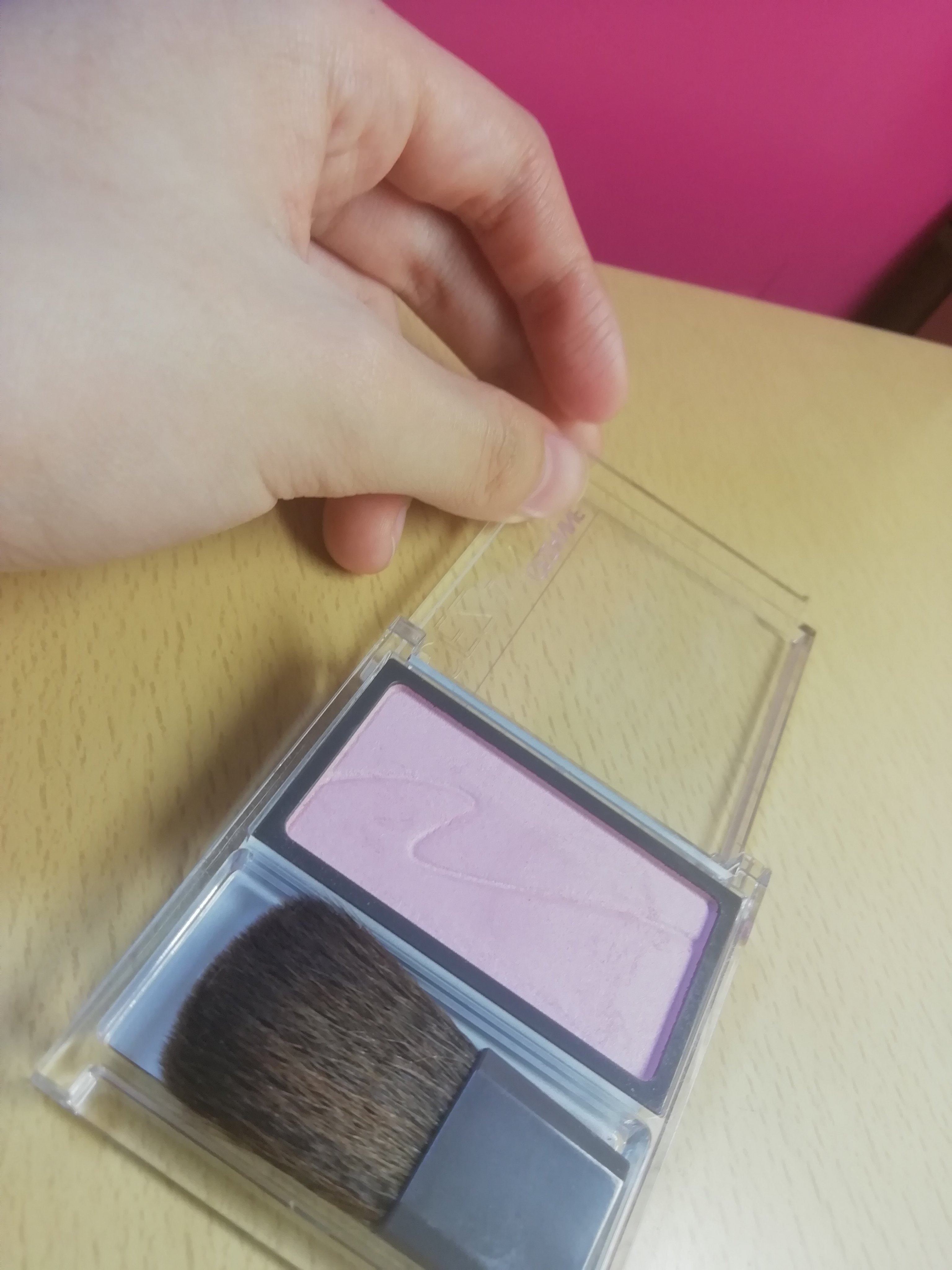 チークブラッシュ/CEZANNE/パウダーチークを使ったクチコミ（1枚目）