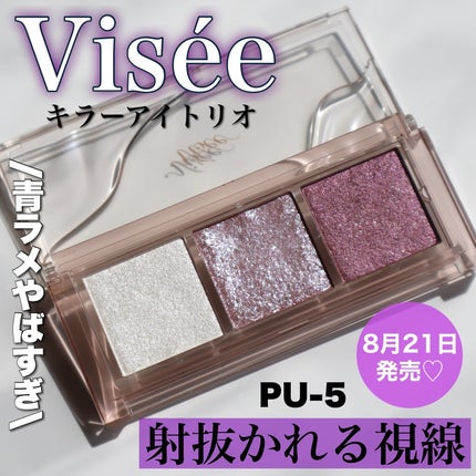 キラー アイ トリオ/Visée/アイシャドウパレットを使ったクチコミ(1枚目)