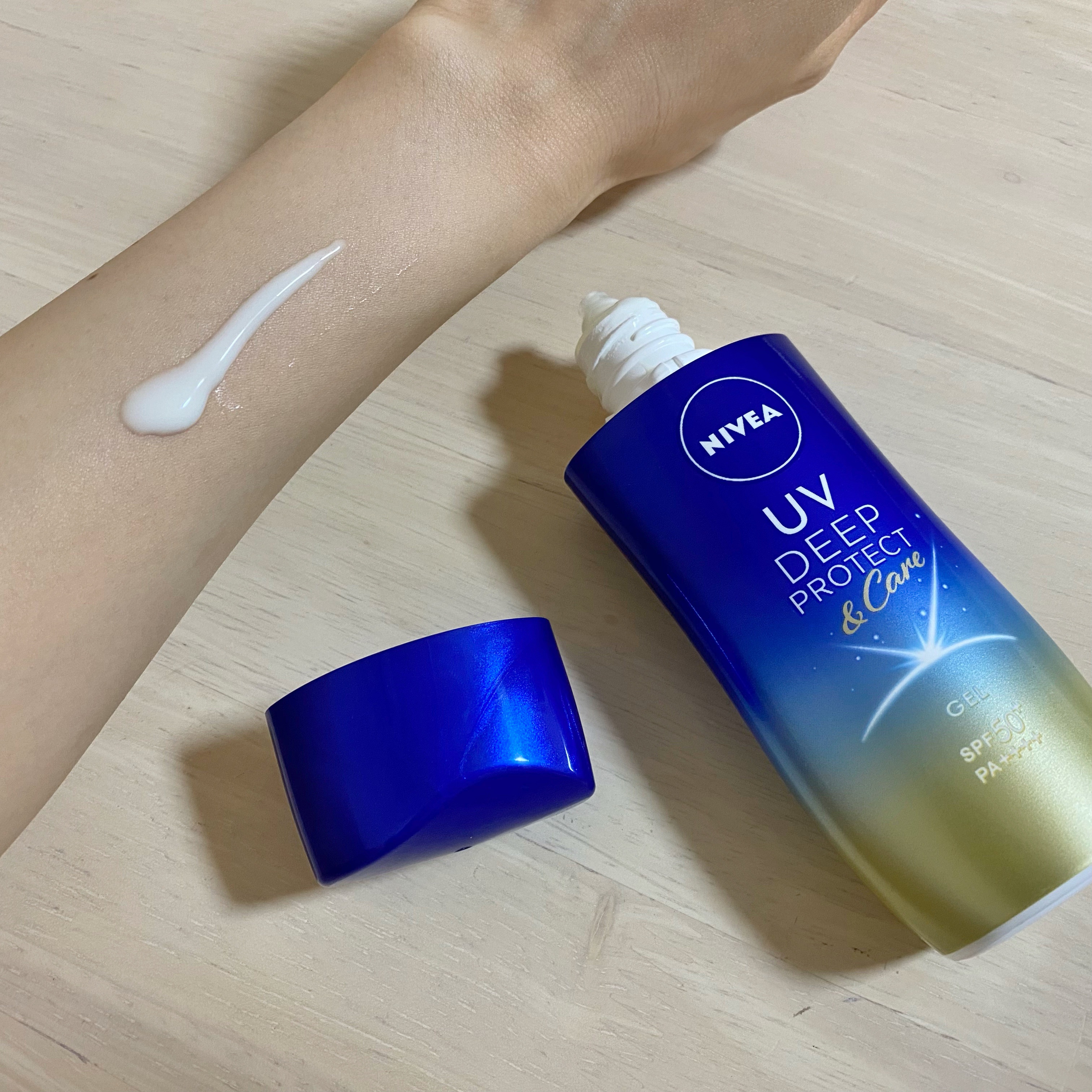 ニベアUV ディープ プロテクト＆ケア ジェル/ニベア/日焼け止めジェルを使ったクチコミ（3枚目）