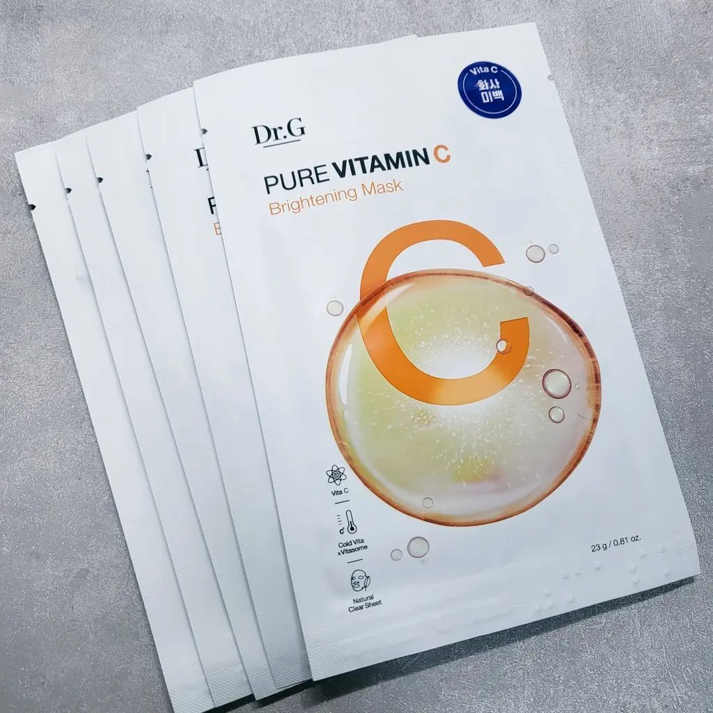 ドクタージー ピュア ビタミンC ブライトニングマスク/Dr.G/シートマスク・パックを使ったクチコミ（2枚目）