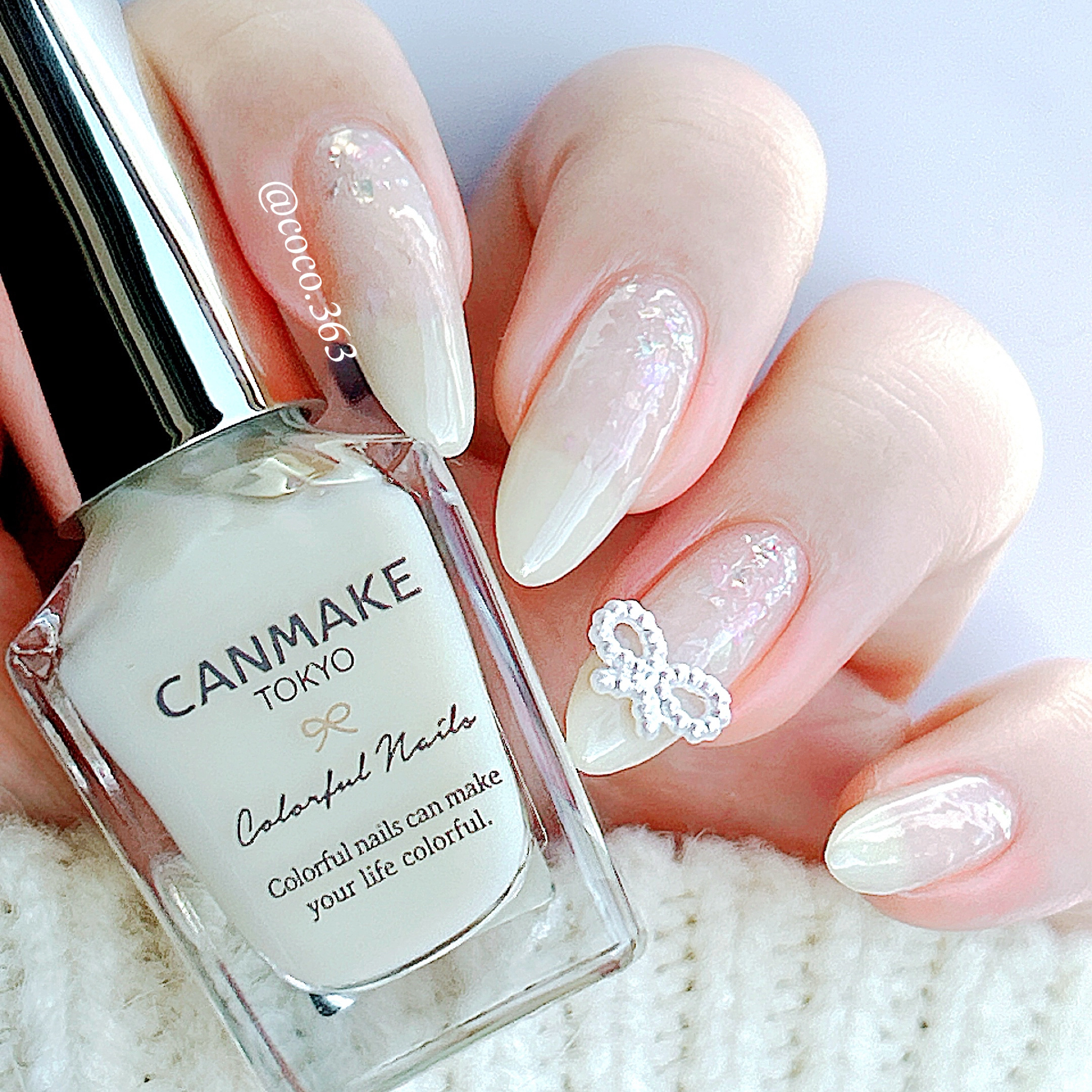 カラフルネイルズ/キャンメイク/マニキュアを使ったクチコミ（3枚目）