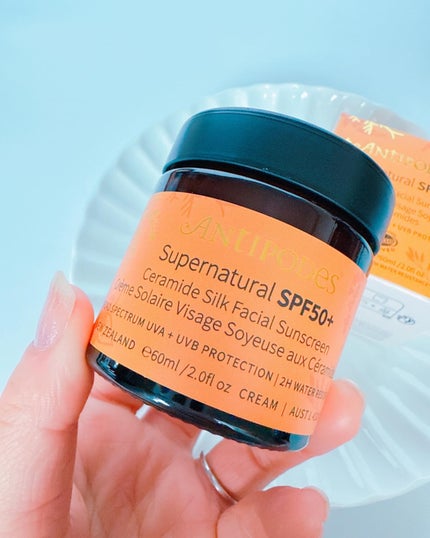 アンティポディース スーパーナチュラル SPF50+ フェイシャル サンスクリーン/Antipodes/日焼け止めクリームを使ったクチコミ(2枚目)