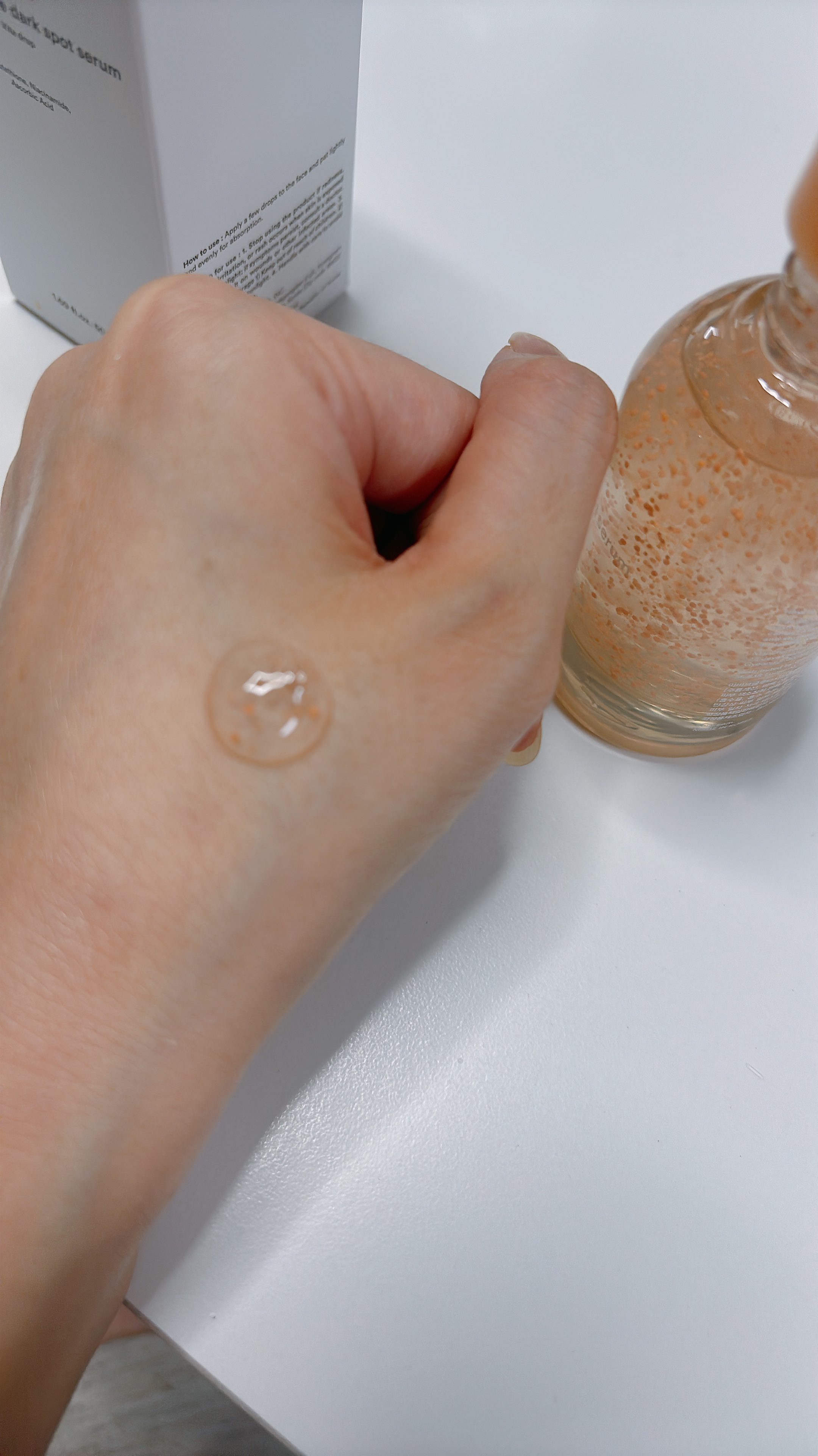 グルタチオンソームダークスポットセラムビタドロップ/Abib /美容液を使ったクチコミ（3枚目）