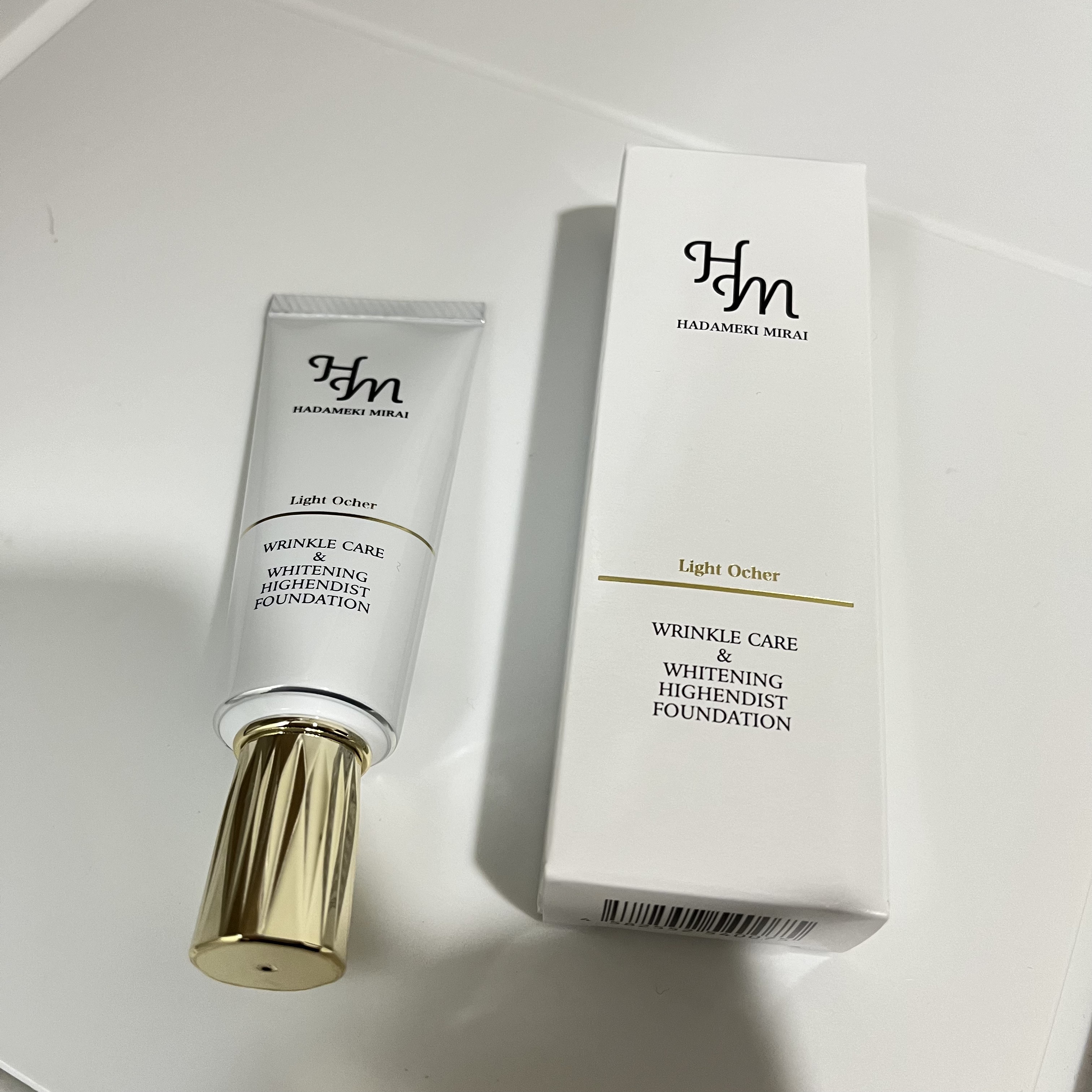 リンクルケア＆ホワイトニング ハイエンディストファンデーション/ハダメキミライ/リキッドファンデーションを使ったクチコミ（1枚目）